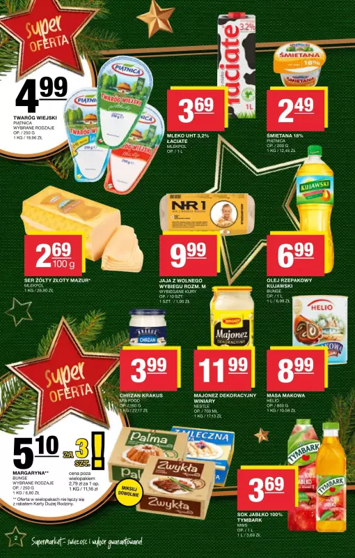 SPAR - gazetka promocyjna Gazetka Spar Mini od poniedziałku 09.12 do wtorku 24.12 - strona 2