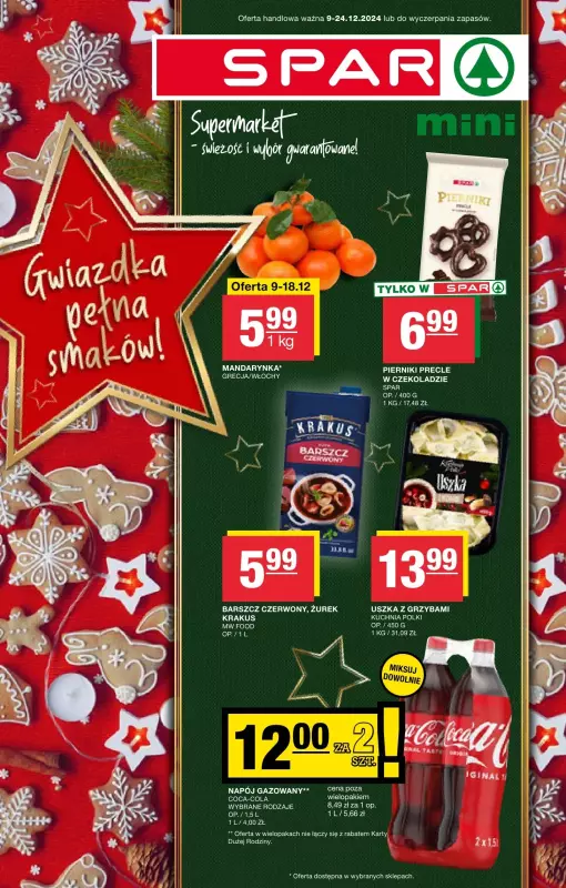 SPAR - gazetka promocyjna Gazetka Spar Mini  