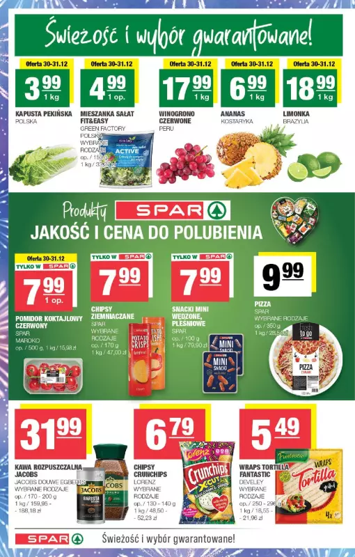 SPAR - gazetka promocyjna Gazetka Spar od piątku 27.12 do wtorku 31.12 - strona 2