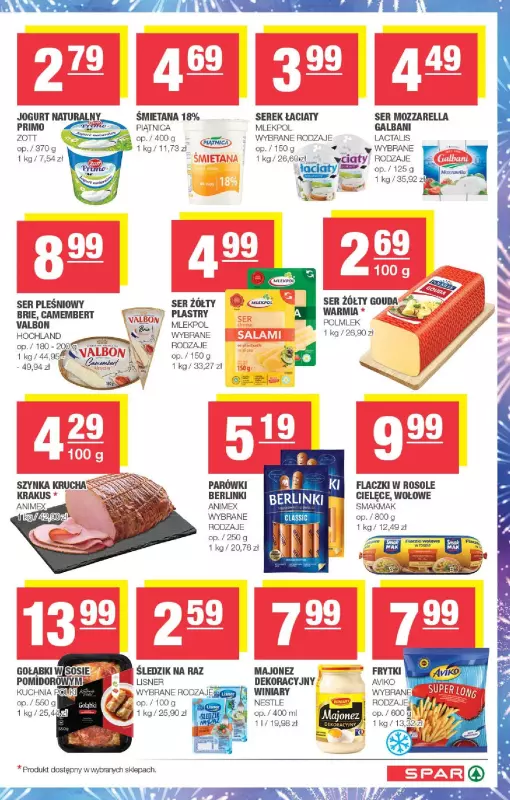 SPAR - gazetka promocyjna Gazetka Spar od piątku 27.12 do wtorku 31.12 - strona 3