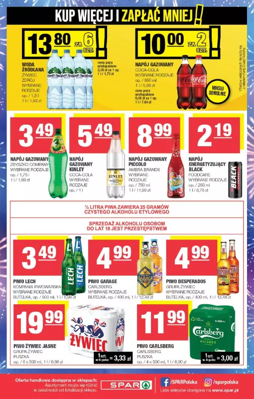 SPAR - gazetka promocyjna Gazetka Spar od piątku 27.12 do wtorku 31.12 - strona 4