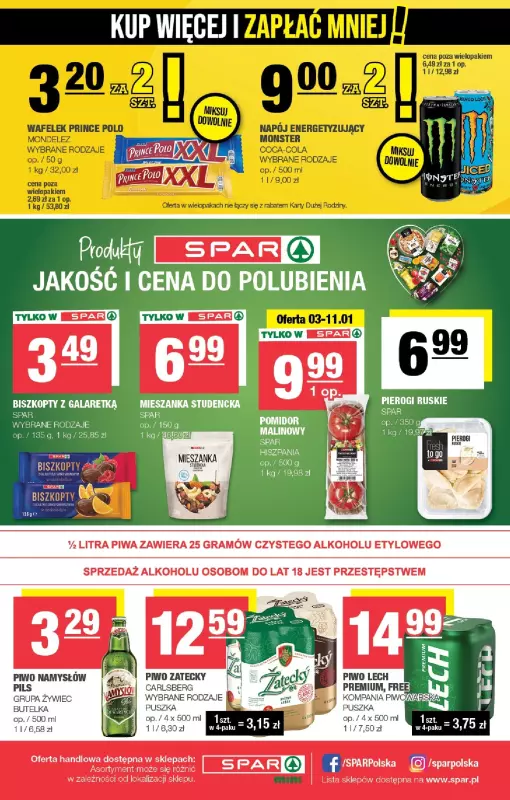 SPAR - gazetka promocyjna Gazetka Spar Mini od czwartku 02.01 do niedzieli 12.01 - strona 4