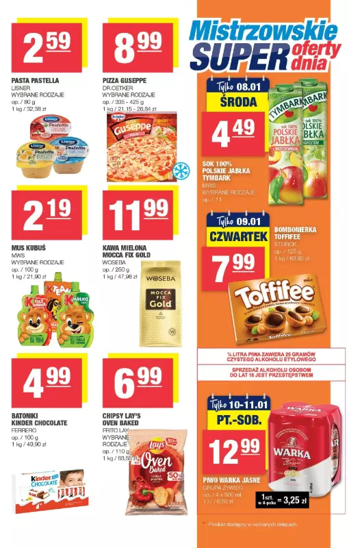 SPAR - gazetka promocyjna Gazetka Spar Mini od czwartku 02.01 do niedzieli 12.01 - strona 3