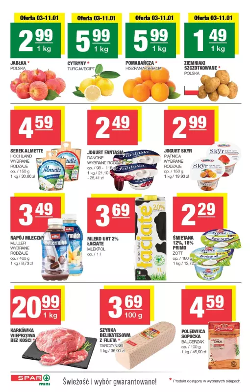 SPAR - gazetka promocyjna Gazetka Spar Mini od czwartku 02.01 do niedzieli 12.01 - strona 2