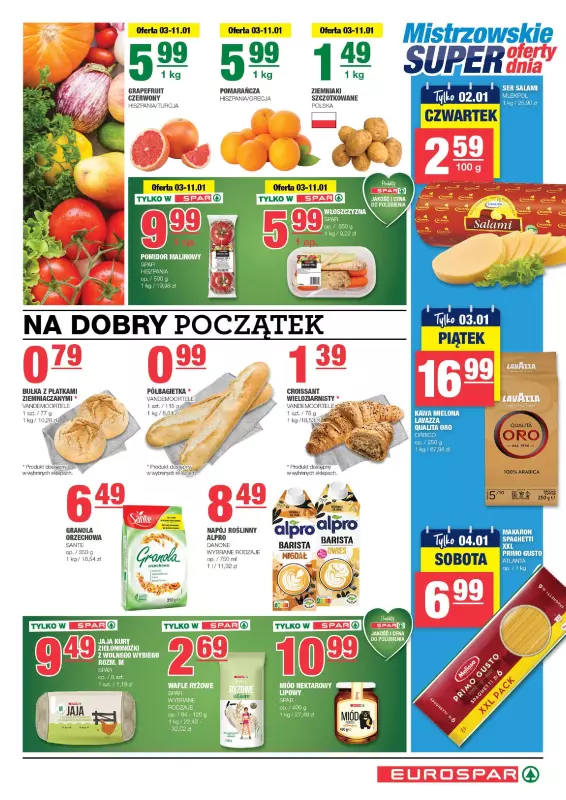 SPAR - gazetka promocyjna Gazetka Eurospar od czwartku 02.01 do niedzieli 12.01 - strona 3