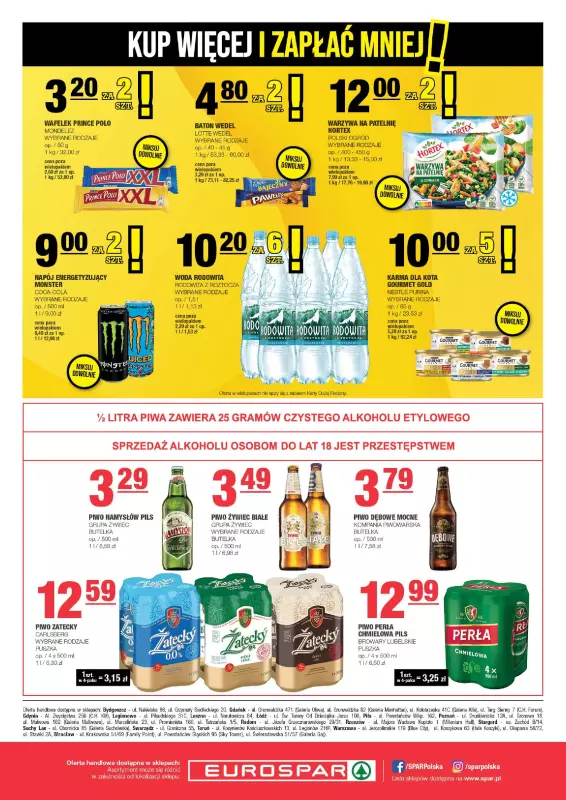 SPAR - gazetka promocyjna Gazetka Eurospar od czwartku 02.01 do niedzieli 12.01 - strona 8