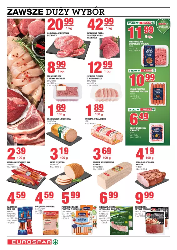 SPAR - gazetka promocyjna Gazetka Eurospar od czwartku 02.01 do niedzieli 12.01 - strona 4