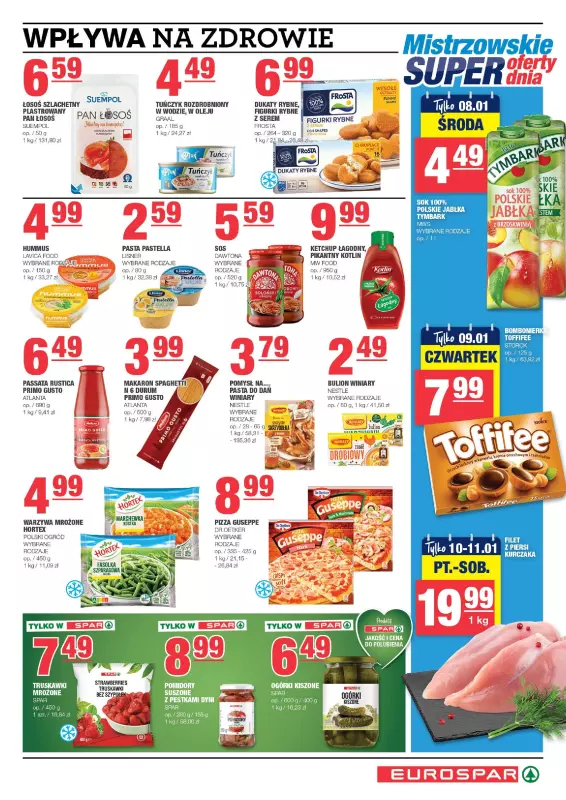 SPAR - gazetka promocyjna Gazetka Eurospar od czwartku 02.01 do niedzieli 12.01 - strona 5