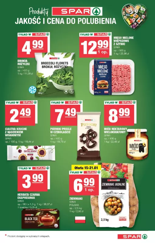 SPAR - gazetka promocyjna Gazetka Spar od środy 15.01 do niedzieli 26.01 - strona 5