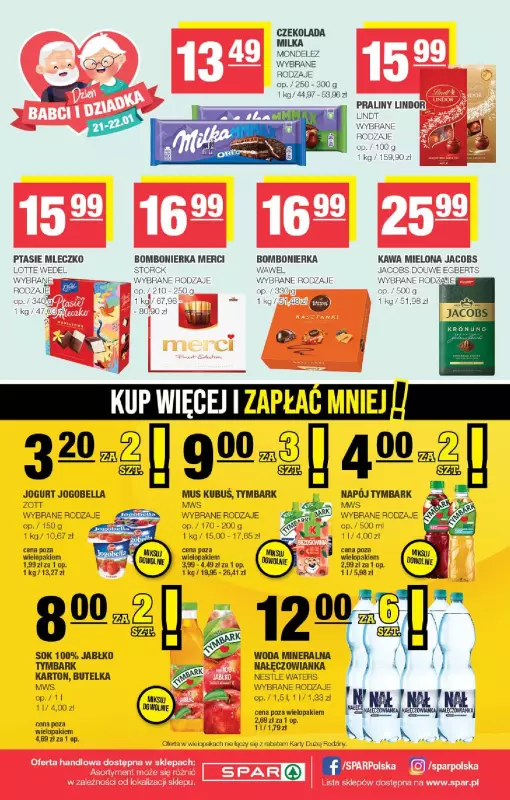 SPAR - gazetka promocyjna Gazetka Spar od środy 15.01 do niedzieli 26.01 - strona 8