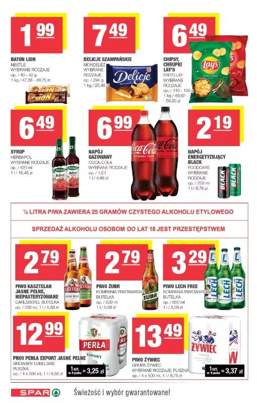 SPAR - gazetka promocyjna Gazetka Spar od środy 15.01 do niedzieli 26.01 - strona 6