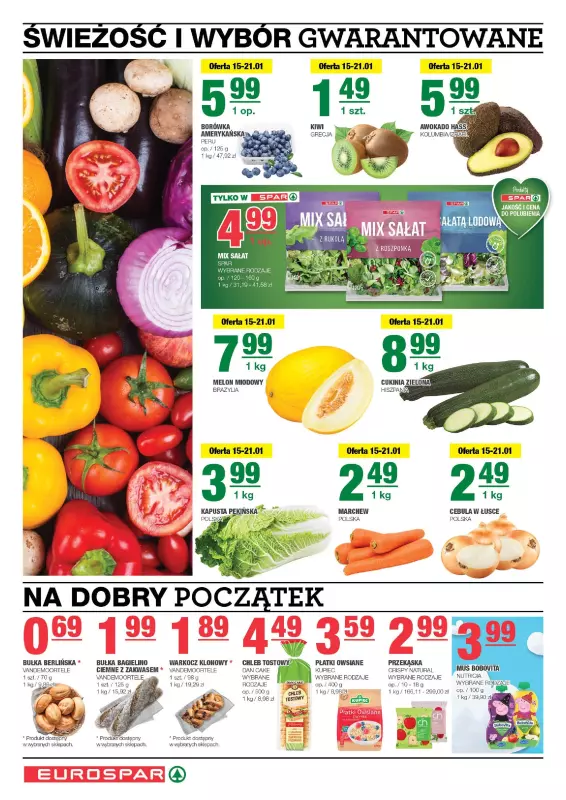 SPAR - gazetka promocyjna Gazetka Eurospar od środy 15.01 do niedzieli 26.01 - strona 2