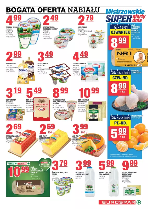 SPAR - gazetka promocyjna Gazetka Eurospar od środy 15.01 do niedzieli 26.01 - strona 3