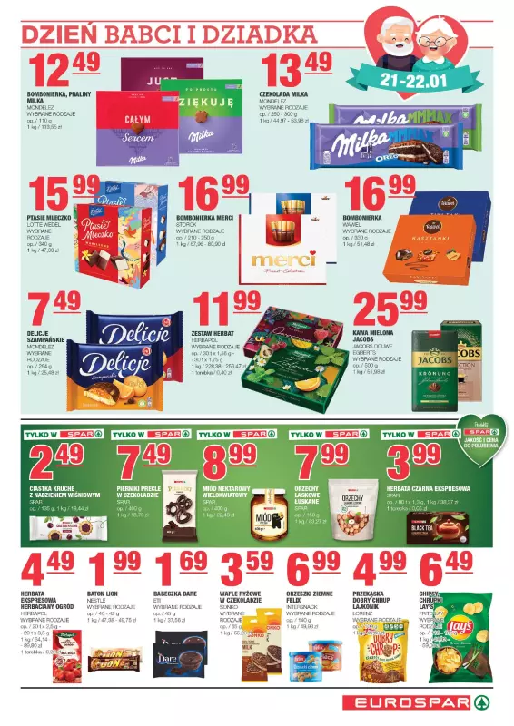 SPAR - gazetka promocyjna Gazetka Eurospar od środy 15.01 do niedzieli 26.01 - strona 7