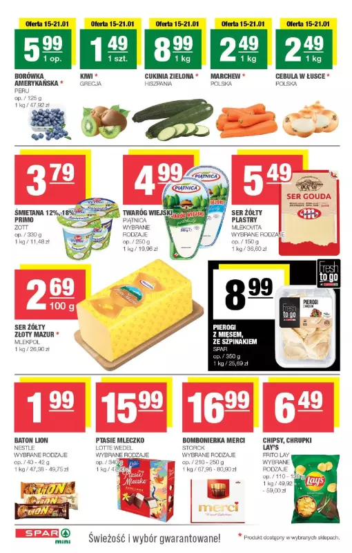 SPAR - gazetka promocyjna Gazetka Spar Mini od środy 15.01 do niedzieli 26.01 - strona 2