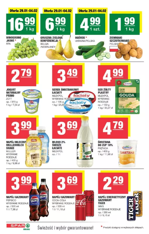 SPAR - gazetka promocyjna Gazetka Spar Mini od środy 29.01 do niedzieli 09.02 - strona 2