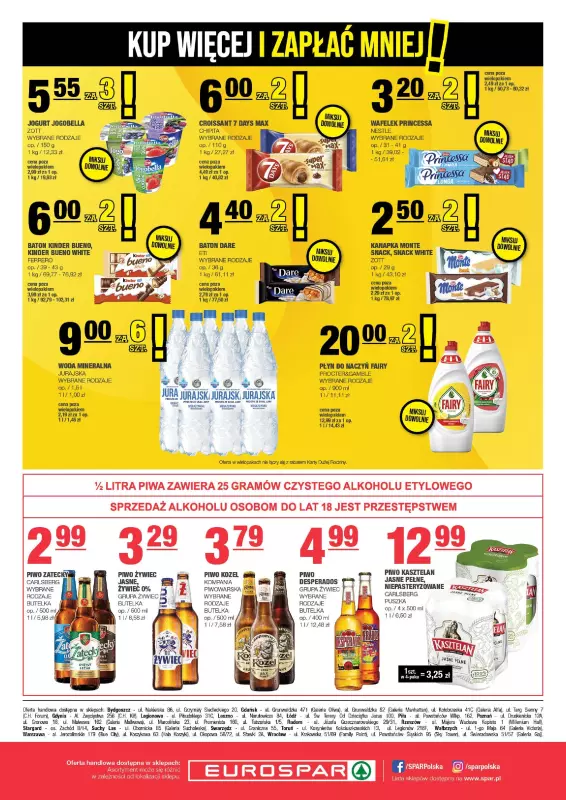 SPAR - gazetka promocyjna Gazetka Eurospar od środy 29.01 do niedzieli 09.02 - strona 8