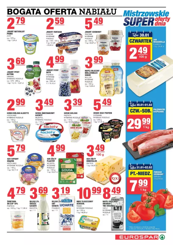 SPAR - gazetka promocyjna Gazetka Eurospar od środy 29.01 do niedzieli 09.02 - strona 3