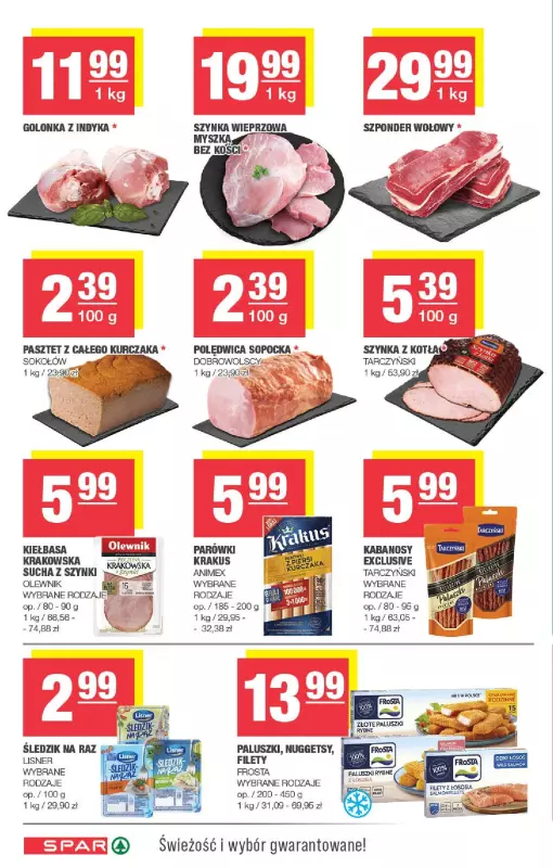 SPAR - gazetka promocyjna Gazetka Spar od środy 29.01 do niedzieli 09.02 - strona 4