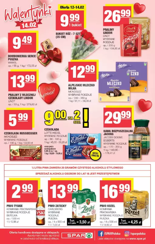 SPAR - gazetka promocyjna Gazetka Spar od środy 12.02 do niedzieli 23.02 - strona 8