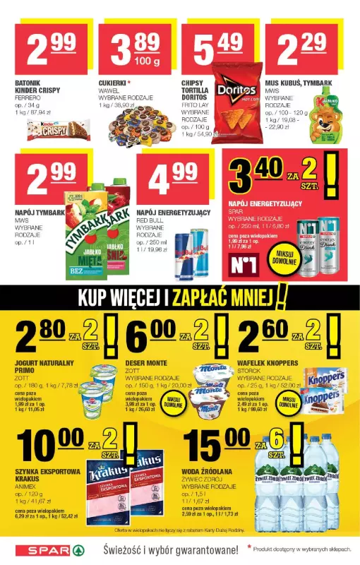 SPAR - gazetka promocyjna Gazetka Spar od środy 12.02 do niedzieli 23.02 - strona 6