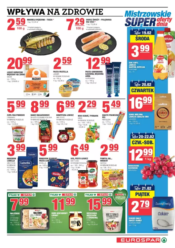 SPAR - gazetka promocyjna Gazetka Eurospar od środy 12.02 do niedzieli 23.02 - strona 5