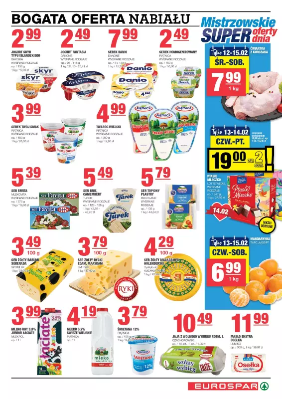 SPAR - gazetka promocyjna Gazetka Eurospar od środy 12.02 do niedzieli 23.02 - strona 3