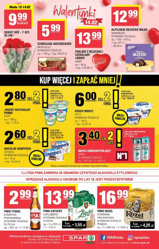 SPAR - gazetka promocyjna Gazetka Spar Mini od środy 12.02 do niedzieli 23.02 - strona 4