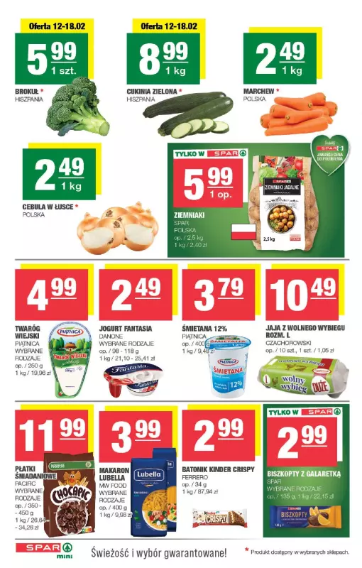 SPAR - gazetka promocyjna Gazetka Spar Mini od środy 12.02 do niedzieli 23.02 - strona 2