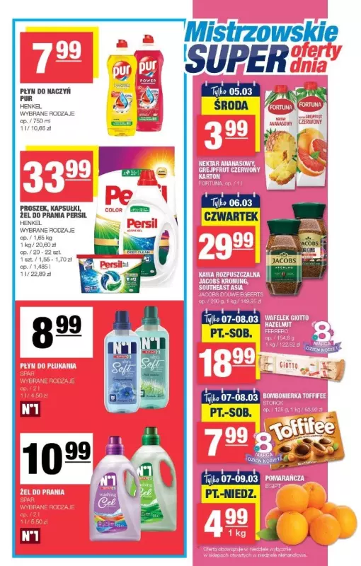 SPAR - gazetka promocyjna Gazetka Spar od środy 26.02 do niedzieli 09.03 - strona 7