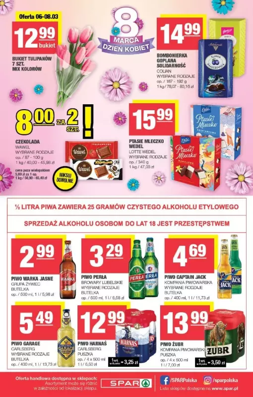 SPAR - gazetka promocyjna Gazetka Spar od środy 26.02 do niedzieli 09.03 - strona 8