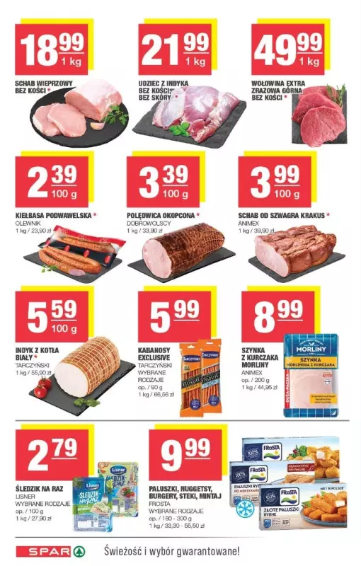 SPAR - gazetka promocyjna Gazetka Spar od środy 26.02 do niedzieli 09.03 - strona 4