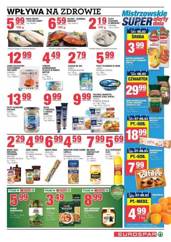 SPAR - gazetka promocyjna Gazetka Eurospar od środy 26.02 do niedzieli 09.03 - strona 5