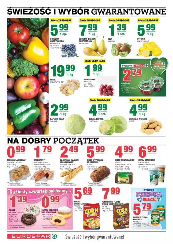 SPAR - gazetka promocyjna Gazetka Eurospar od środy 26.02 do niedzieli 09.03 - strona 2