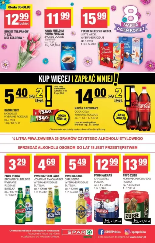 SPAR - gazetka promocyjna Gazetka Spar Mini od środy 26.02 do niedzieli 09.03 - strona 4