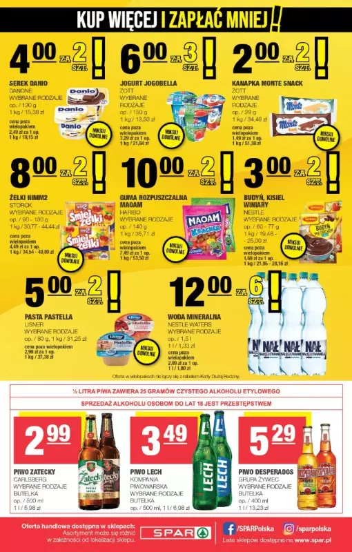 SPAR - gazetka promocyjna Gazetka Spar od środy 12.03 do niedzieli 23.03 - strona 8