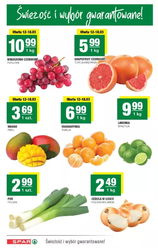 SPAR - gazetka promocyjna Gazetka Spar od środy 12.03 do niedzieli 23.03 - strona 2