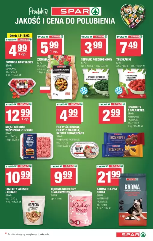 SPAR - gazetka promocyjna Gazetka Spar od środy 12.03 do niedzieli 23.03 - strona 5