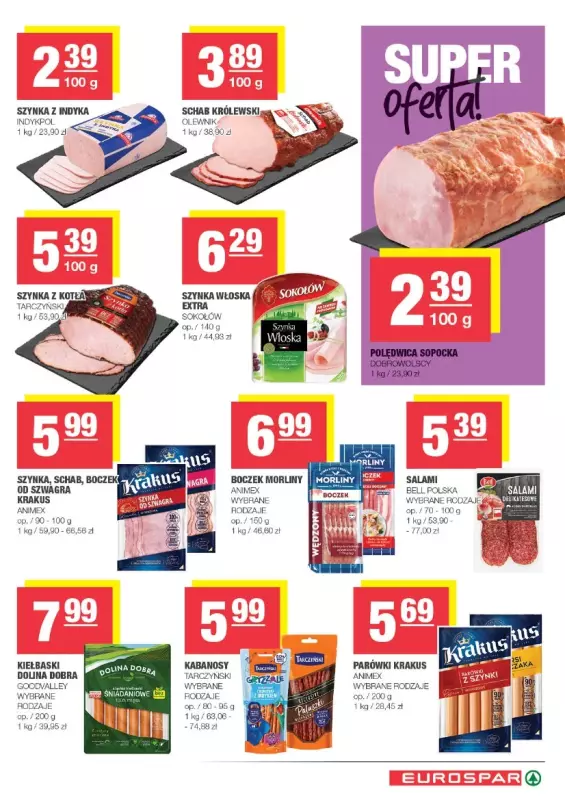 SPAR - gazetka promocyjna Gazetka Eurospar od środy 12.03 do niedzieli 23.03 - strona 7