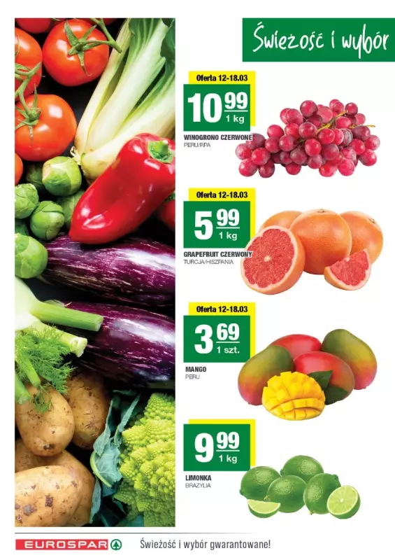 SPAR - gazetka promocyjna Gazetka Eurospar od środy 12.03 do niedzieli 23.03 - strona 2