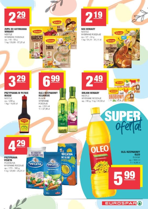 SPAR - gazetka promocyjna Gazetka Eurospar od poniedziałku 07.04 do soboty 19.04 - strona 17