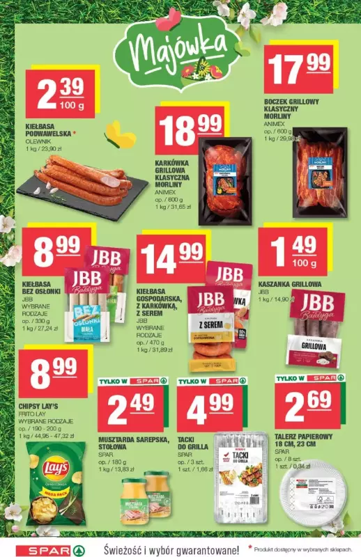 SPAR - gazetka promocyjna Gazetka od środy 23.04 do niedzieli 04.05 - strona 6