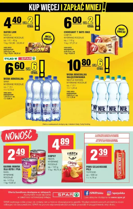 SPAR - gazetka promocyjna Gazetka od środy 23.04 do niedzieli 04.05 - strona 8