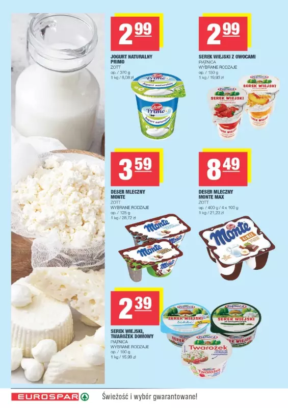 SPAR - gazetka promocyjna Gazetka Eurospar od środy 23.04 do niedzieli 04.05 - strona 4