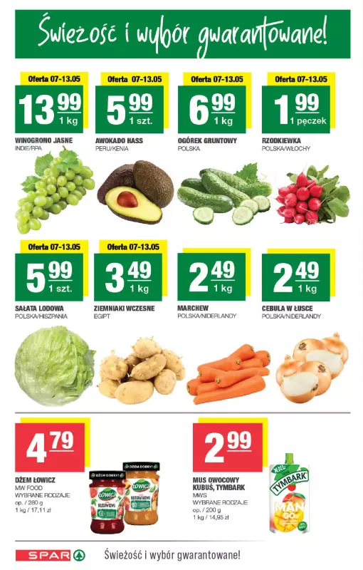 SPAR - gazetka promocyjna Gazetka od środy 07.05 do niedzieli 18.05 - strona 2