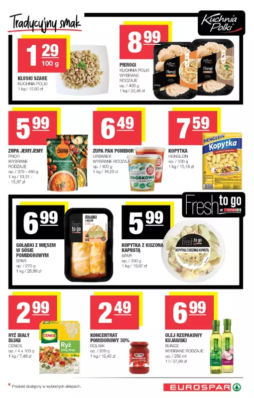 SPAR - gazetka promocyjna Gazetka Eurospar od środy 07.05 do niedzieli 18.05 - strona 9