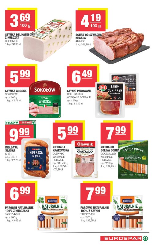 SPAR - gazetka promocyjna Gazetka Eurospar od środy 07.05 do niedzieli 18.05 - strona 7