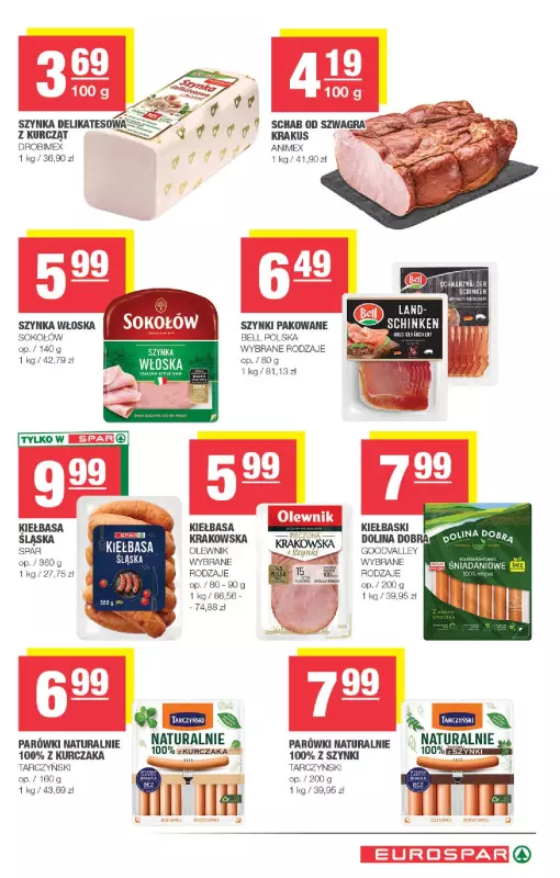 SPAR - gazetka promocyjna Gazetka Eurospar od środy 07.05 do niedzieli 18.05 - strona 7