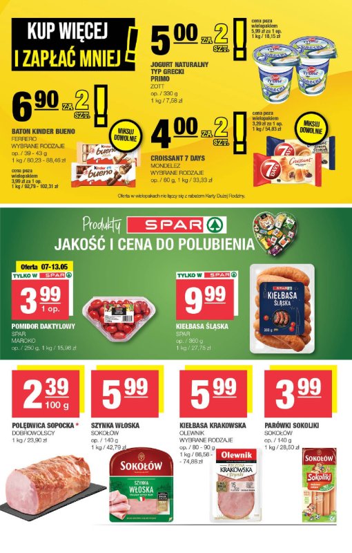 SPAR - gazetka promocyjna Gazetka Spar Mini od środy 07.05 do niedzieli 18.05 - strona 3