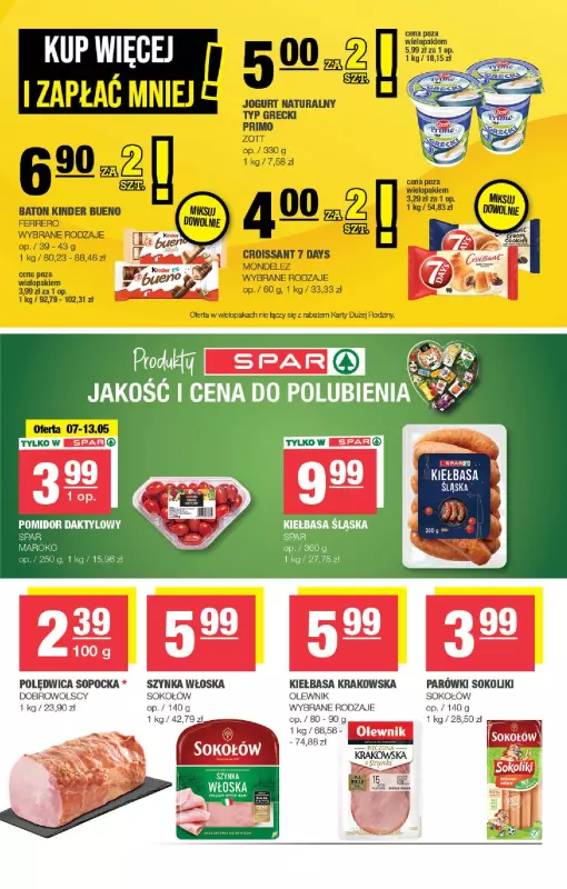 SPAR - gazetka promocyjna Gazetka Spar Mini od środy 07.05 do niedzieli 18.05 - strona 3